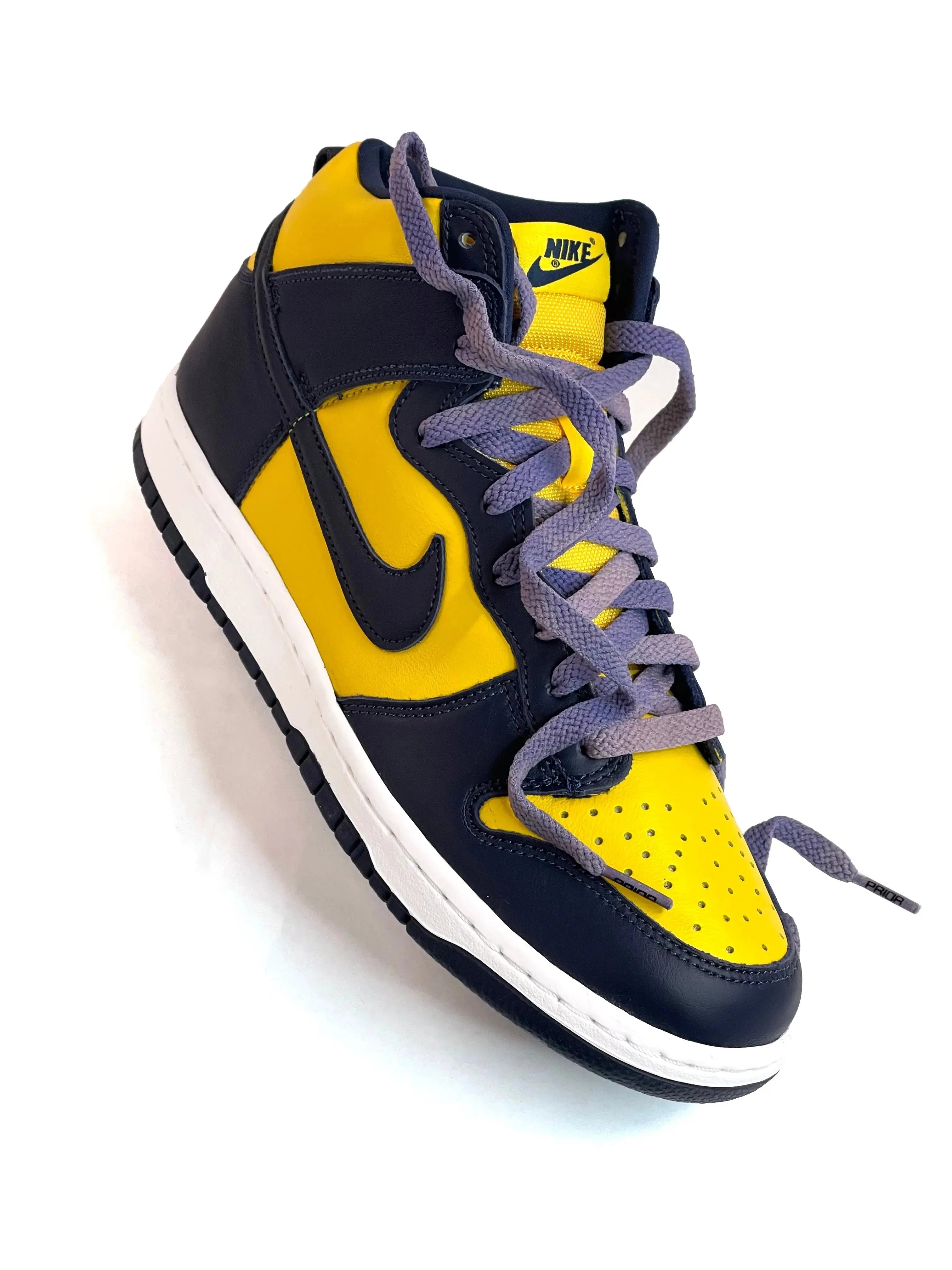 Prior Workshop Premium Vintage Tie Dye Shoelaces Plum Prior