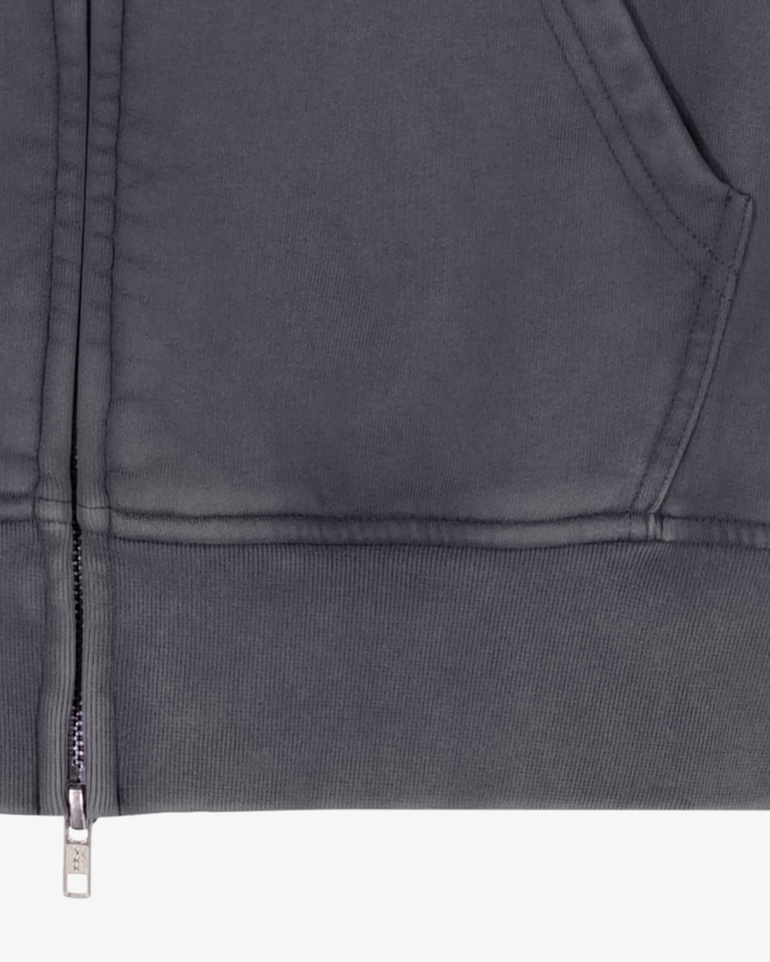 Prior Seoul Collection Double Zip-Up Hoodie Washed Anthracite in Melbourne, Australia - Prior