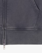 Prior Seoul Collection Double Zip-Up Hoodie Washed Anthracite in Melbourne, Australia - Prior