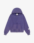 Prior Seoul Collection Double Zip-Up Hoodie Washed Navy in Melbourne, Australia - Prior