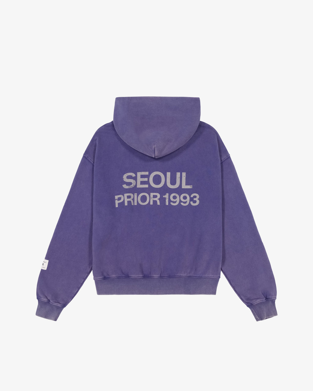Prior Seoul Collection Double Zip-Up Hoodie Washed Navy in Melbourne, Australia - Prior