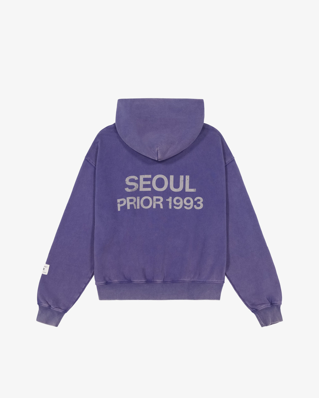 Prior Seoul Collection Double Zip-Up Hoodie Washed Navy in Melbourne, Australia - Prior