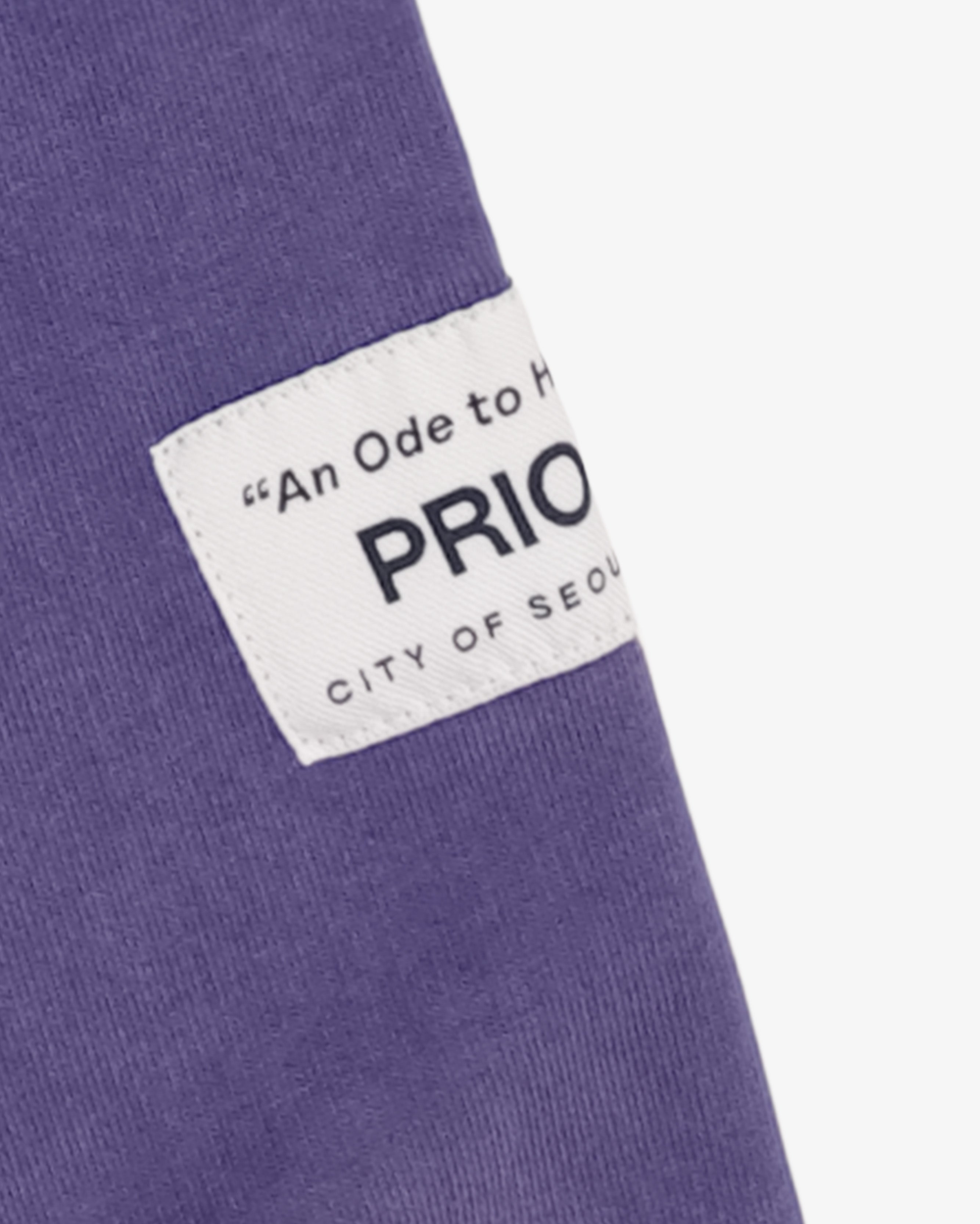 Prior Seoul Collection Double Zip-Up Hoodie Washed Navy in Melbourne, Australia - Prior