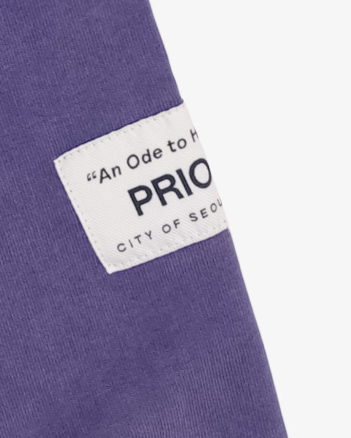 Prior Seoul Collection Double Zip-Up Hoodie Washed Navy in Melbourne, Australia - Prior