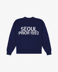 Prior Seoul Collection Organic Knitted Sweater Navy in Melbourne, Australia - Prior