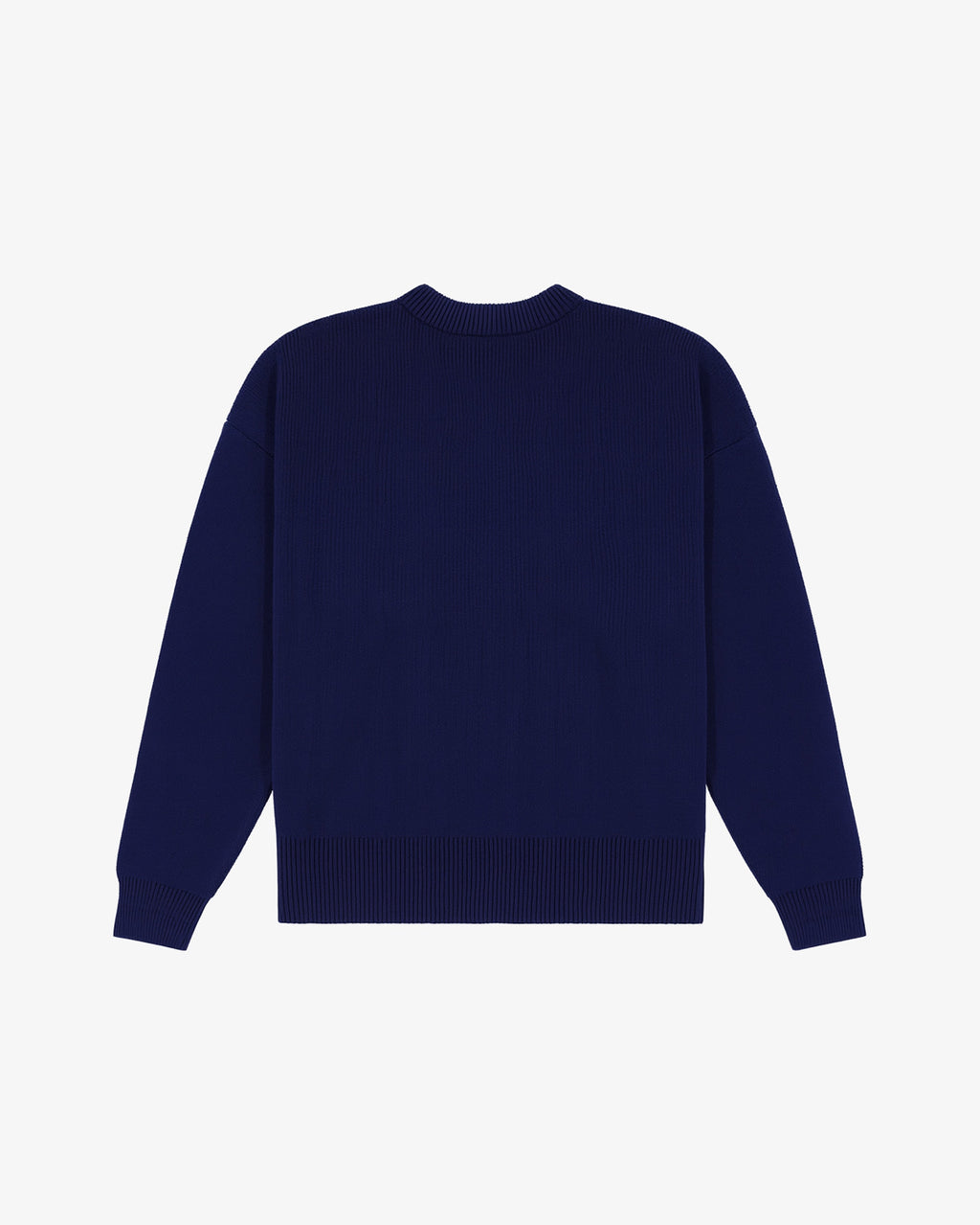 Prior Seoul Collection Organic Knitted Sweater Navy in Melbourne, Australia - Prior