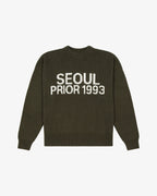 Prior Seoul Collection Organic Knitted Sweater Olive in Melbourne, Australia - Prior