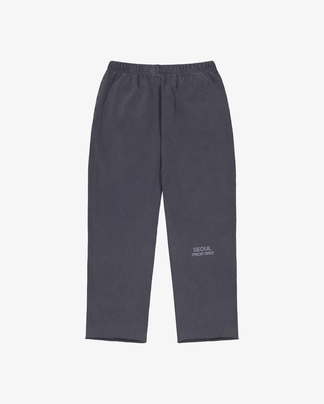 Prior Seoul Collection Raw Hem Relaxed Pants Washed Anthracite in Melbourne, Australia - Prior