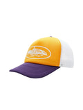 Corteiz Alcatraz Trucker Hat Yellow/Purple in Melbourne, Australia - Prior