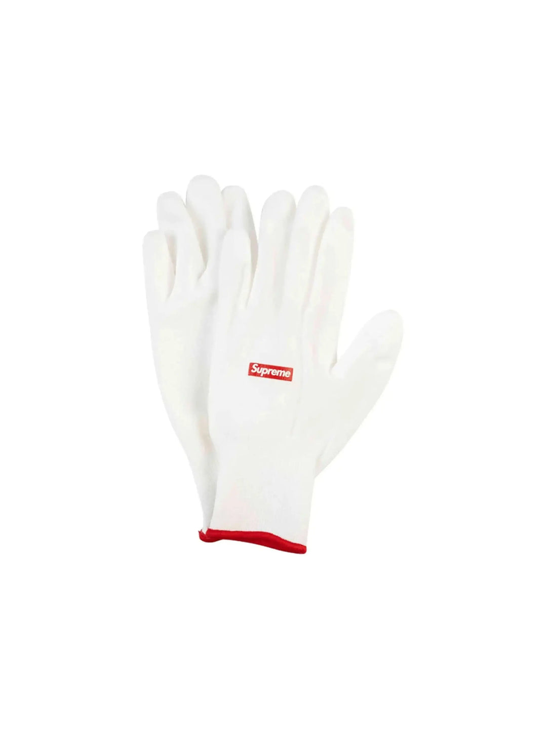 Supreme Rubberized Gloves FW20 White/Red in Melbourne, Australia - Prior