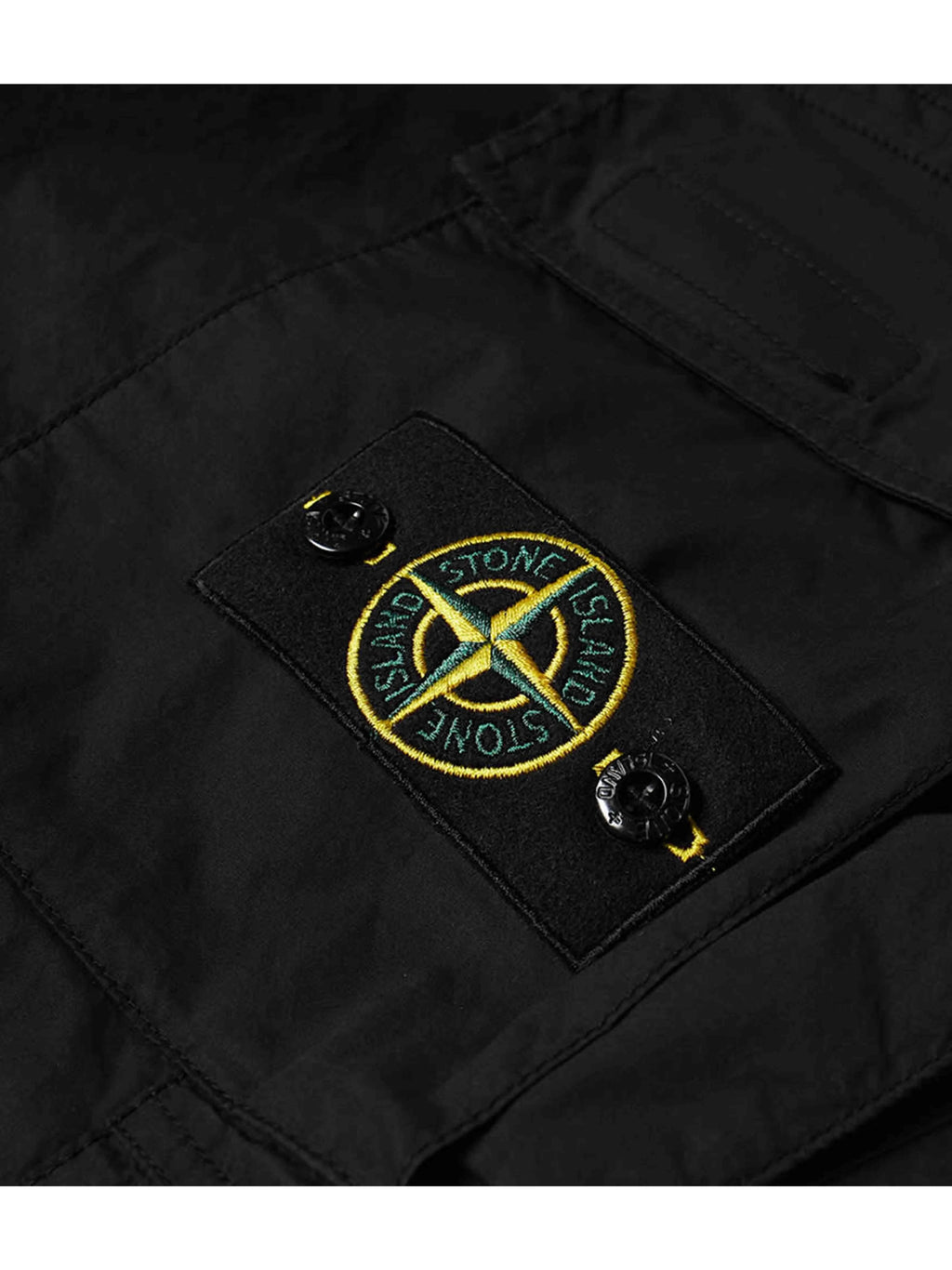 Stone Island Cotton Stretch Cargo Pants Black Prior