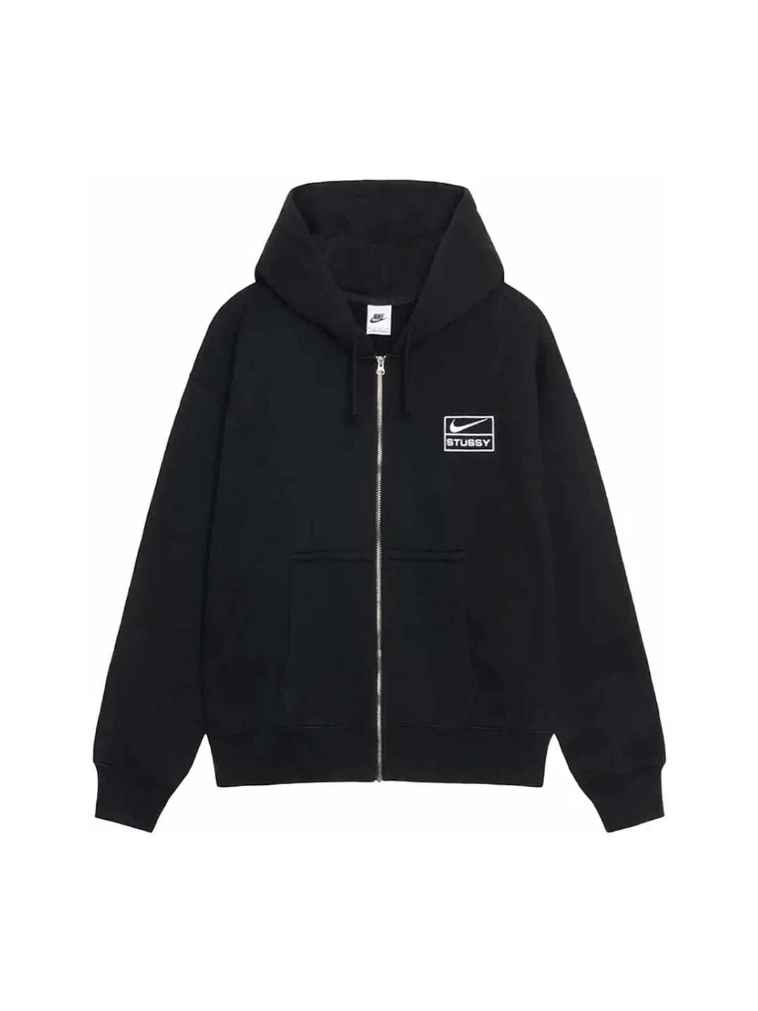 Stussy x Nike Stone Washed Fleece Zip Hoodie (SS24) Black in Melbourne, Australia - Prior