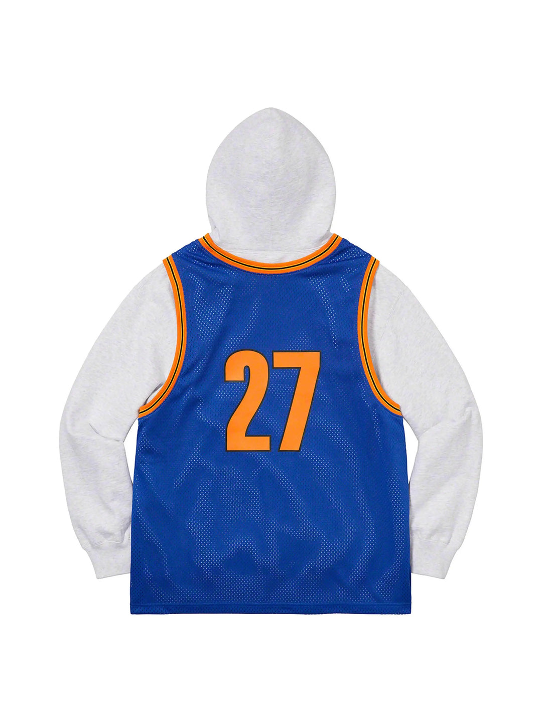 Supreme Basketball Jersey Hooded Sweatshirt Ash Grey in Melbourne, Australia - Prior