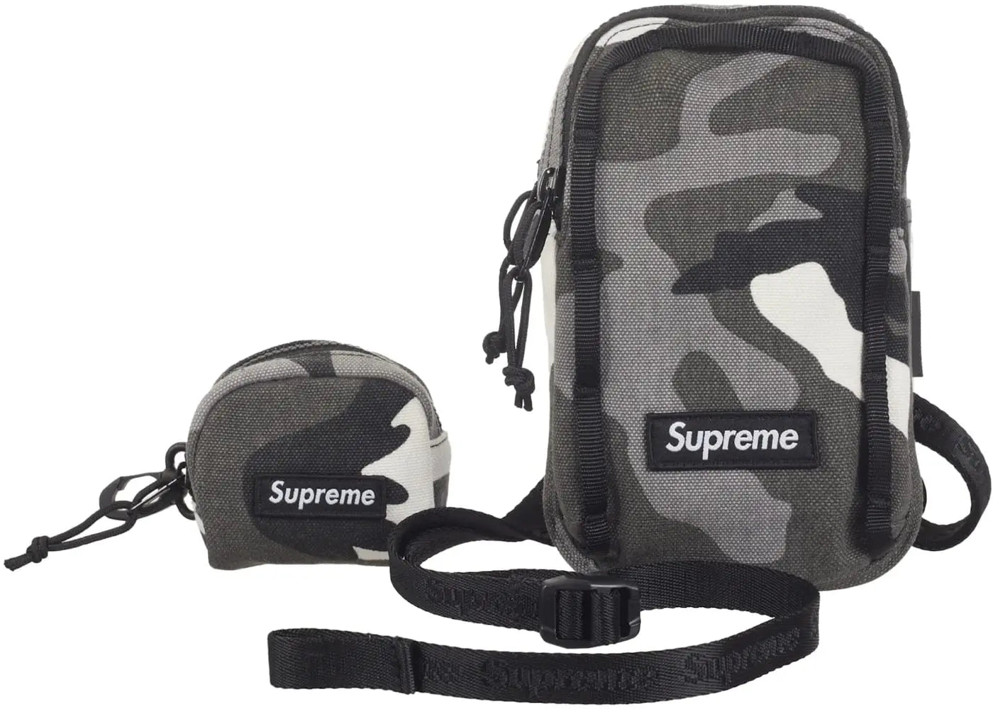 Supreme Camera Bag + Mini Pouch Snow Camo