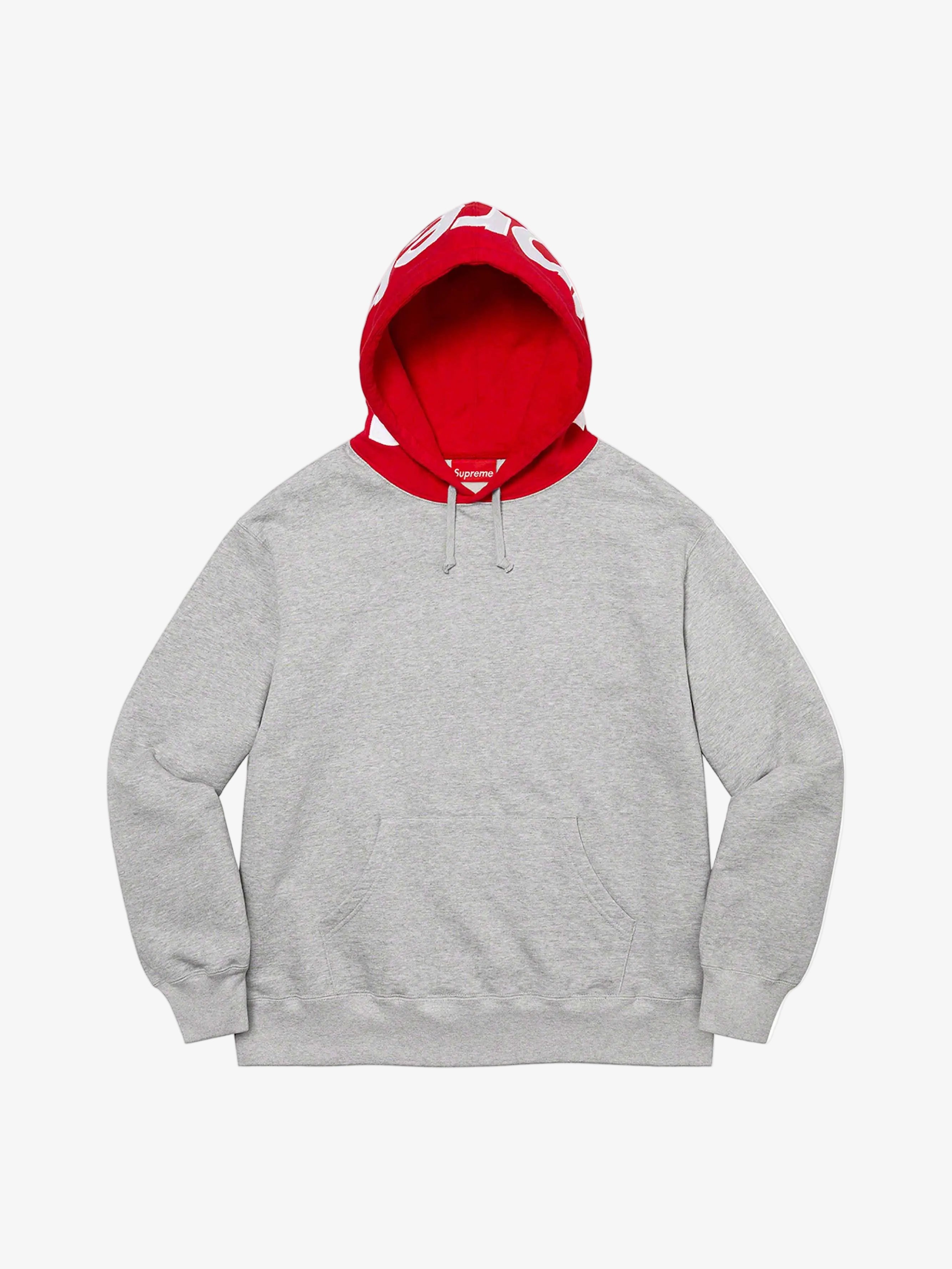 Supreme Contrast Hooded Sweatshirt Heather Grey in Melbourne, Australia - Prior