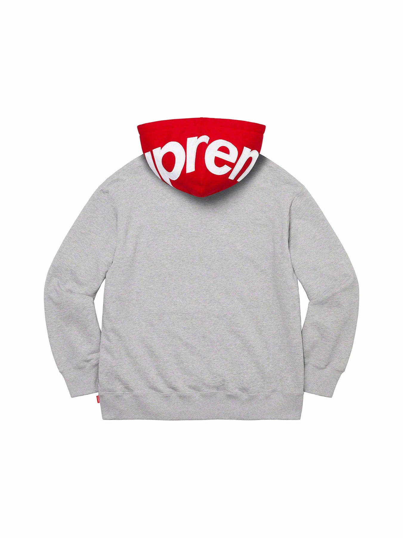 Buy Supreme Contrast Hooded Sweatshirt Heather Grey Online in – Prior