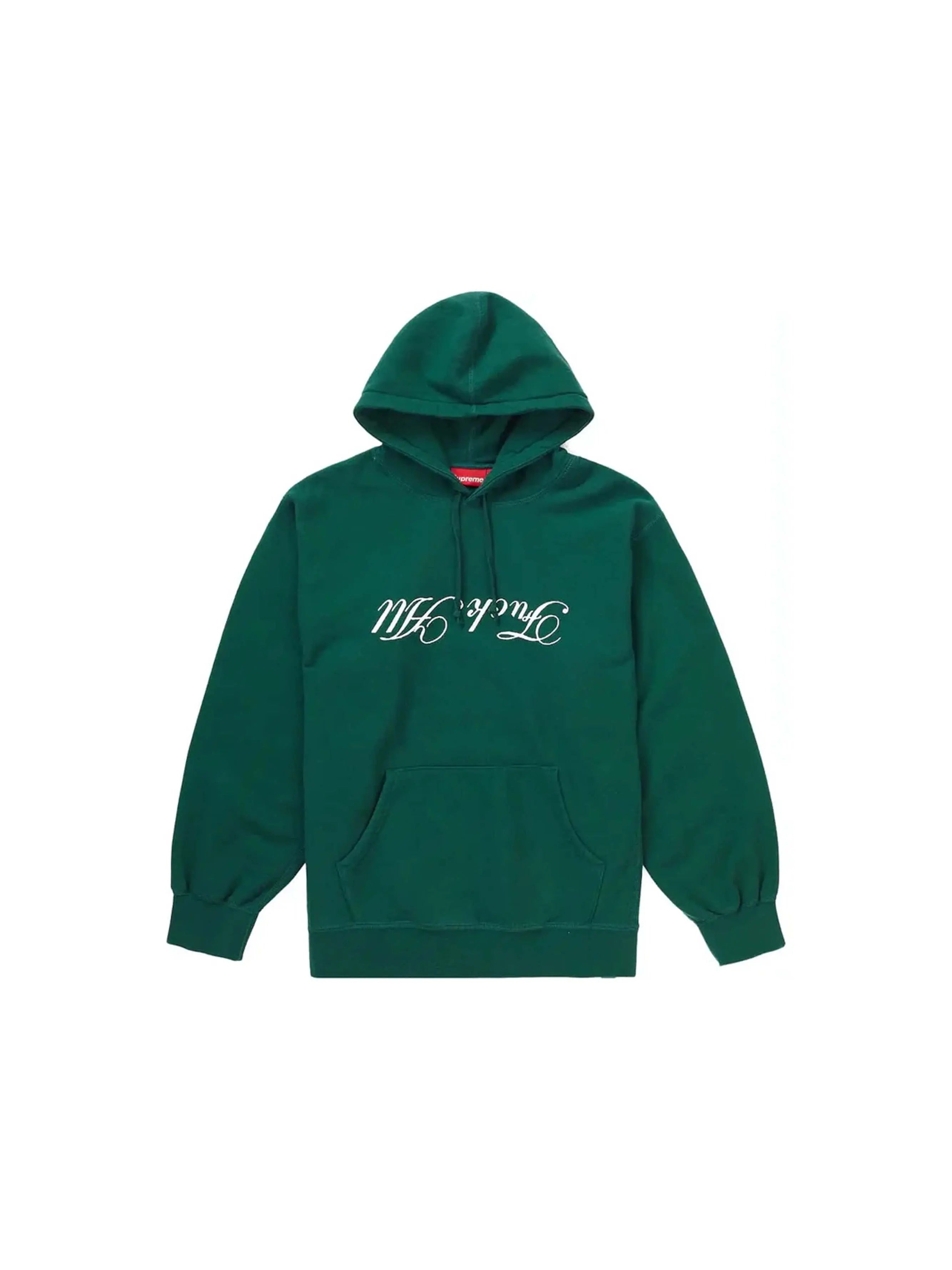 Supreme Jamie Reid Fuck All Hooded Sweatshirt Dark Green in Melbourne, Australia - Prior