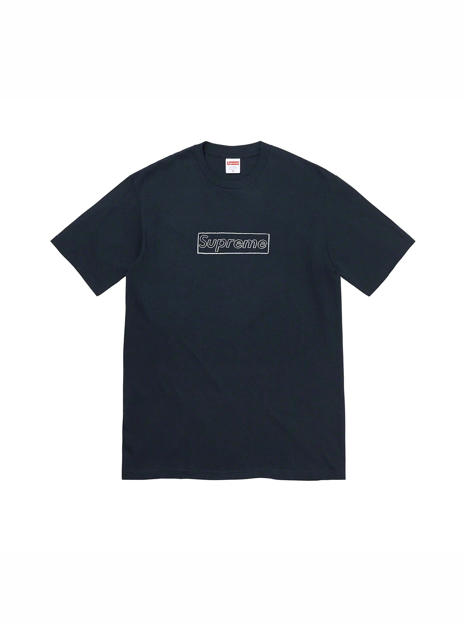 Supreme KAWS Chalk Logo Tee Black in Melbourne, Australia - Prior