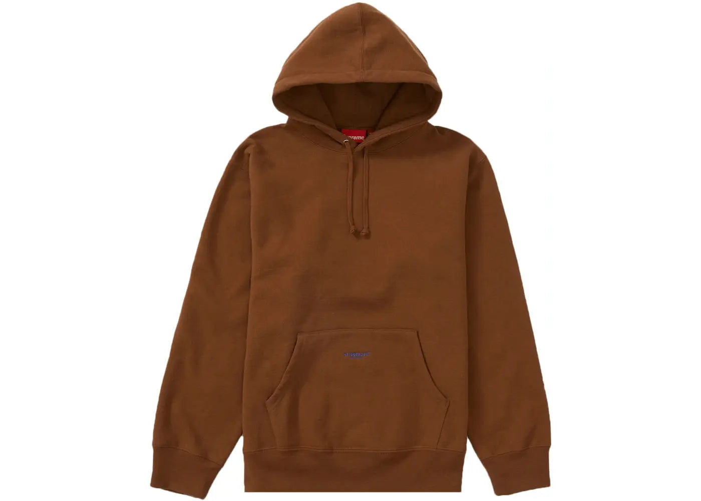Supreme Micro Logo Hooded Sweatshirt (SS22) Brown in Melbourne, Australia - Prior