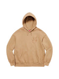 Supreme Overdyed S Logo Hooded Sweatshirt Tan - Prior