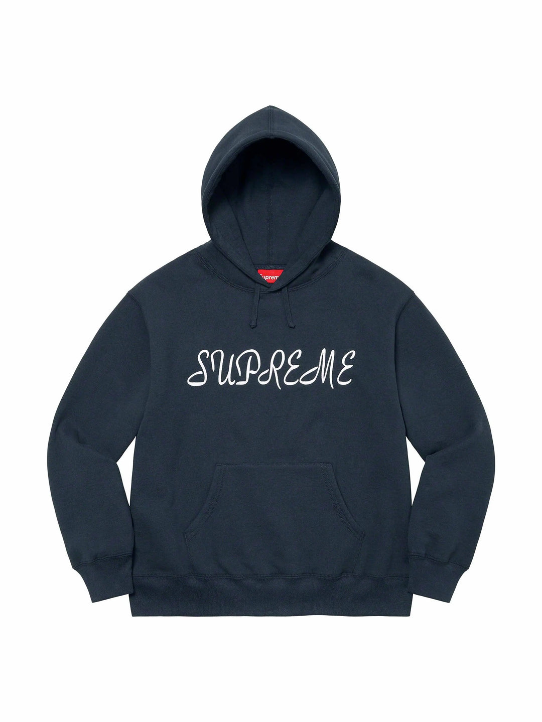 Supreme Script Hooded Sweatshirt Black - Prior
