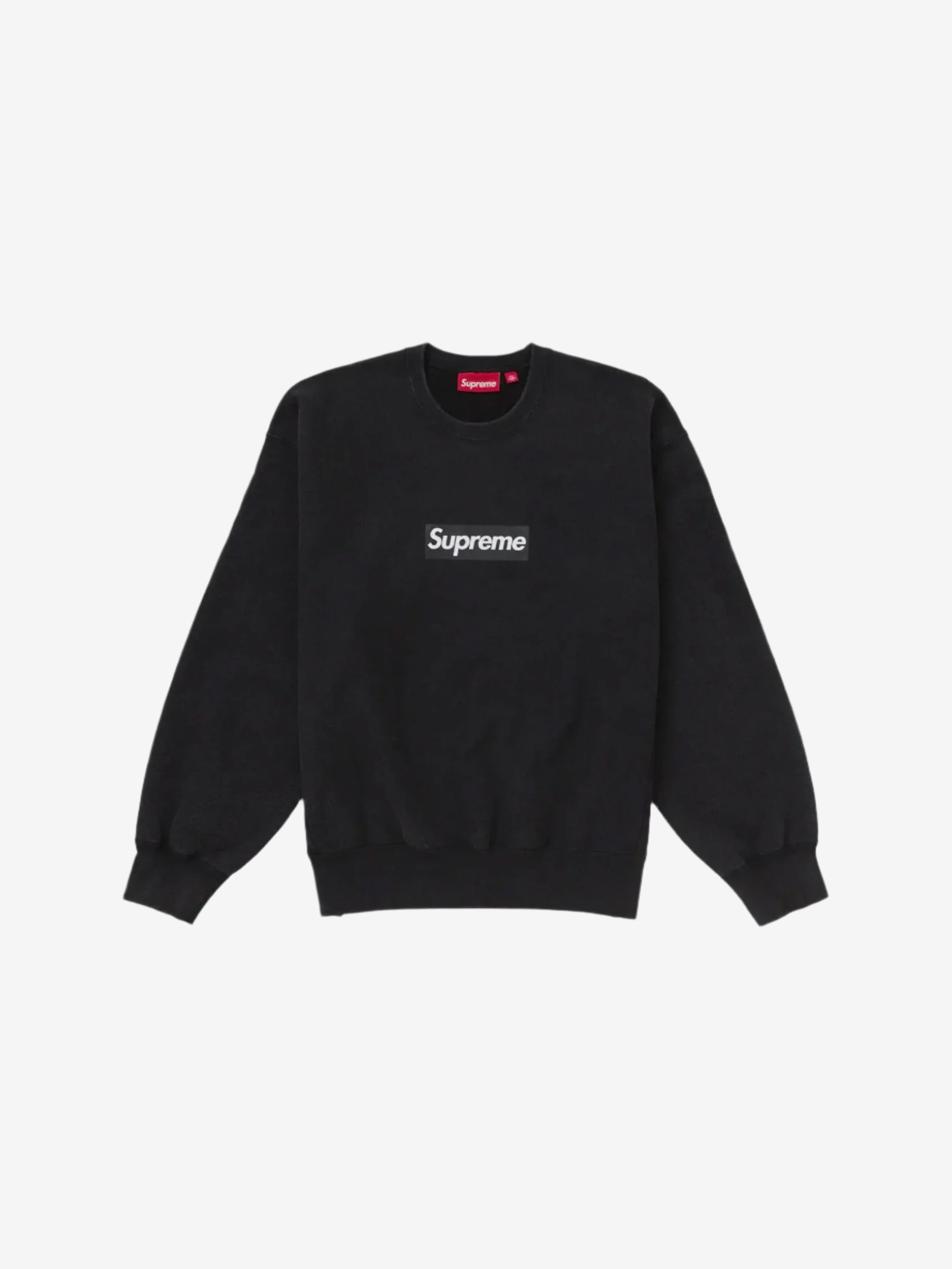 Supreme Washed Box Logo Crewneck Black in Melbourne, Australia - Prior