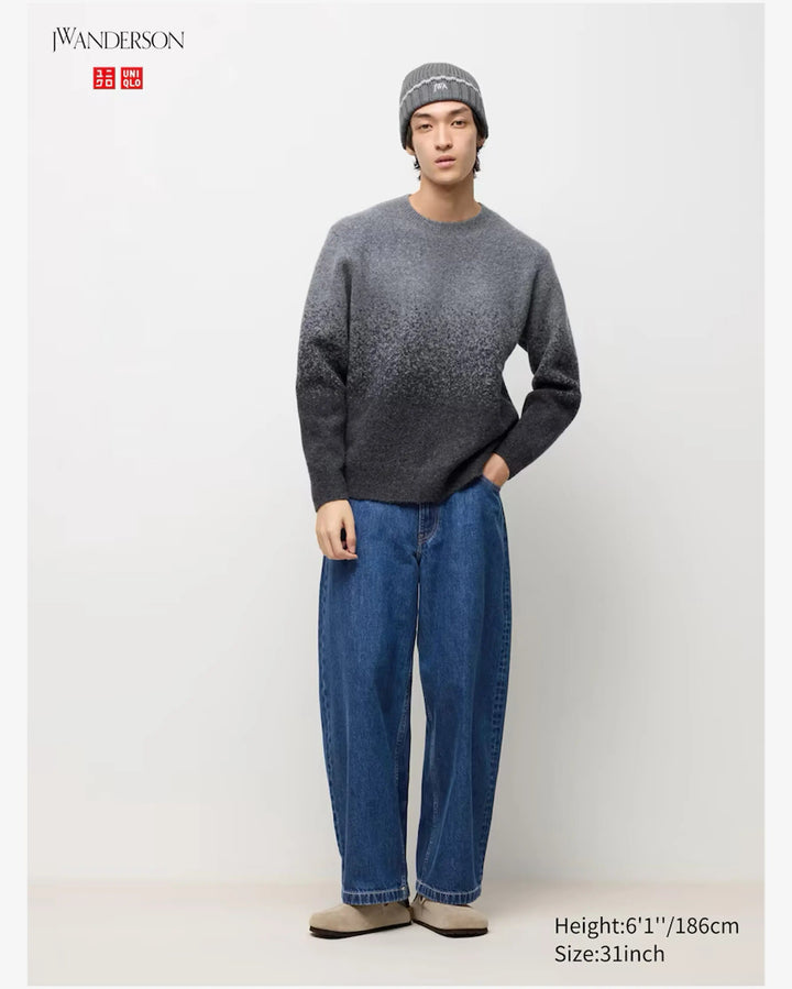 Uniqlo X JW ANDERSON Wide Fit Jeans 66 Blue in Auckland, New Zealand - Shop name