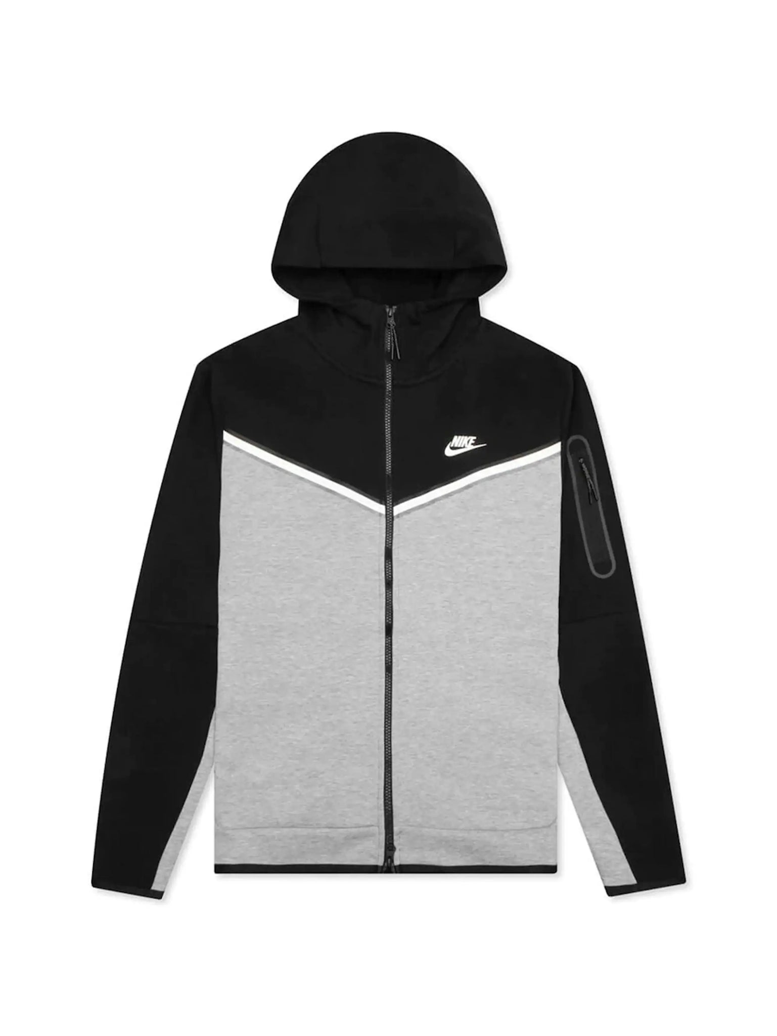 Nike Sportswear Tech Fleece Full-Zip Hoodie Black/Dark Grey Heather/White in Melbourne, Australia - Prior
