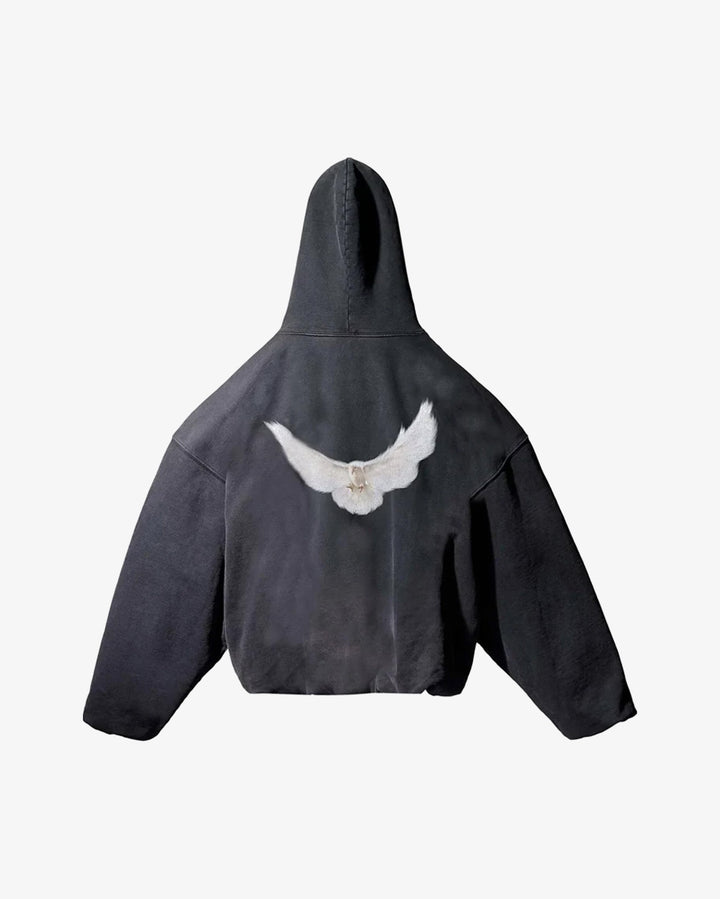 Yeezy Gap Engineered by Balenciaga Dove Hoodie Washed Black in Melbourne, Australia - Prior
