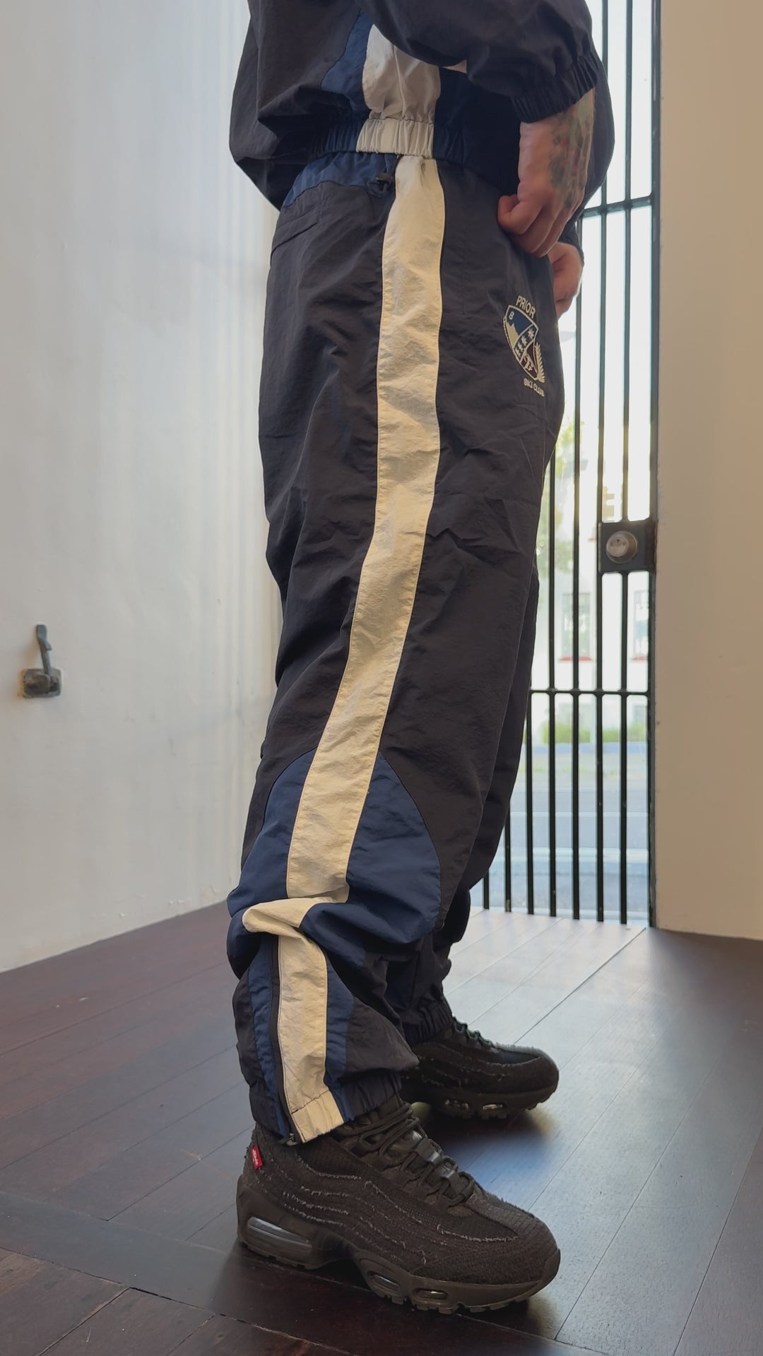 Prior Ski Collection Nylon Track Pants